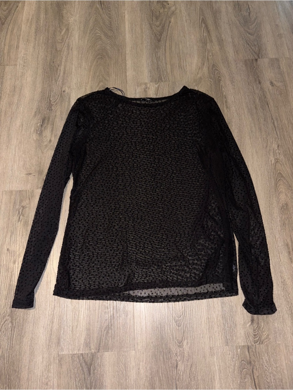 George | Black Sheer Longsleeve